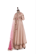 Load image into Gallery viewer, ANARKALI WITH SHARARA &amp; DUPATTA - The Pink Gota 
